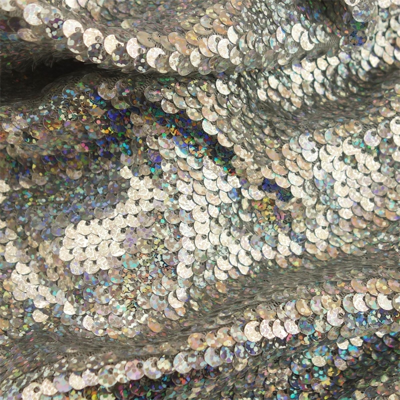 silver sequin mearmaid fabric